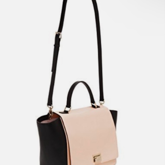 Kate Spade Magnolia Park Large Laurel Clocktower Pink Black Purse - Picture 3 of 6